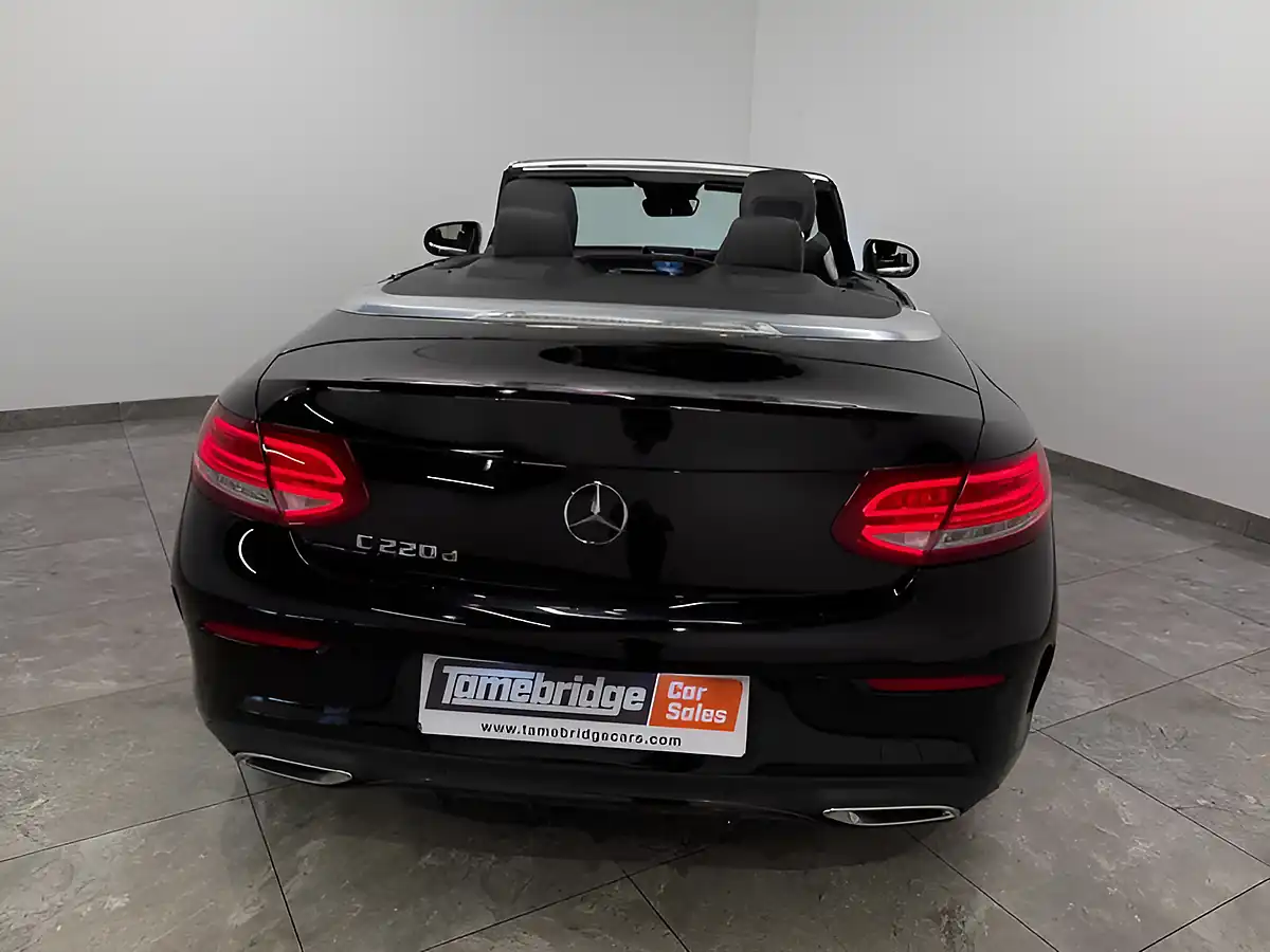 Used 2017 Mercedes-Benz C Class AMG Line Cabriolet Black - Interior and Exterior details 9