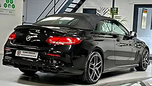 Used 2017 Mercedes-Benz C Class AMG Line Cabriolet Black - Interior and Exterior details 11