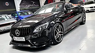 Used 2017 Mercedes-Benz C Class AMG Line Cabriolet Black - Interior and Exterior details 12