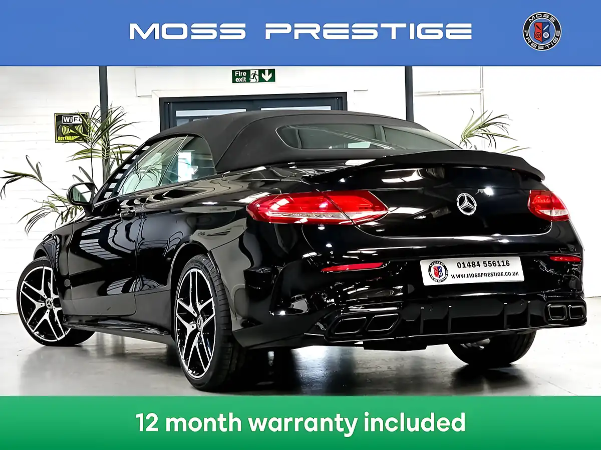 Used 2017 Mercedes-Benz C Class AMG Line Cabriolet Black - Interior and Exterior details 2