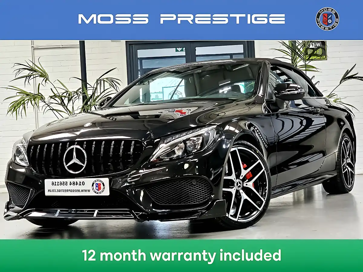 Used 2017 Mercedes-Benz C Class AMG Line Cabriolet Black - Interior and Exterior details 3