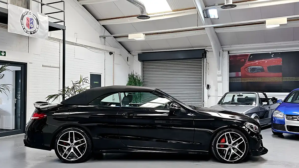 Used 2017 Mercedes-Benz C Class AMG Line Cabriolet Black - Interior and Exterior details 5