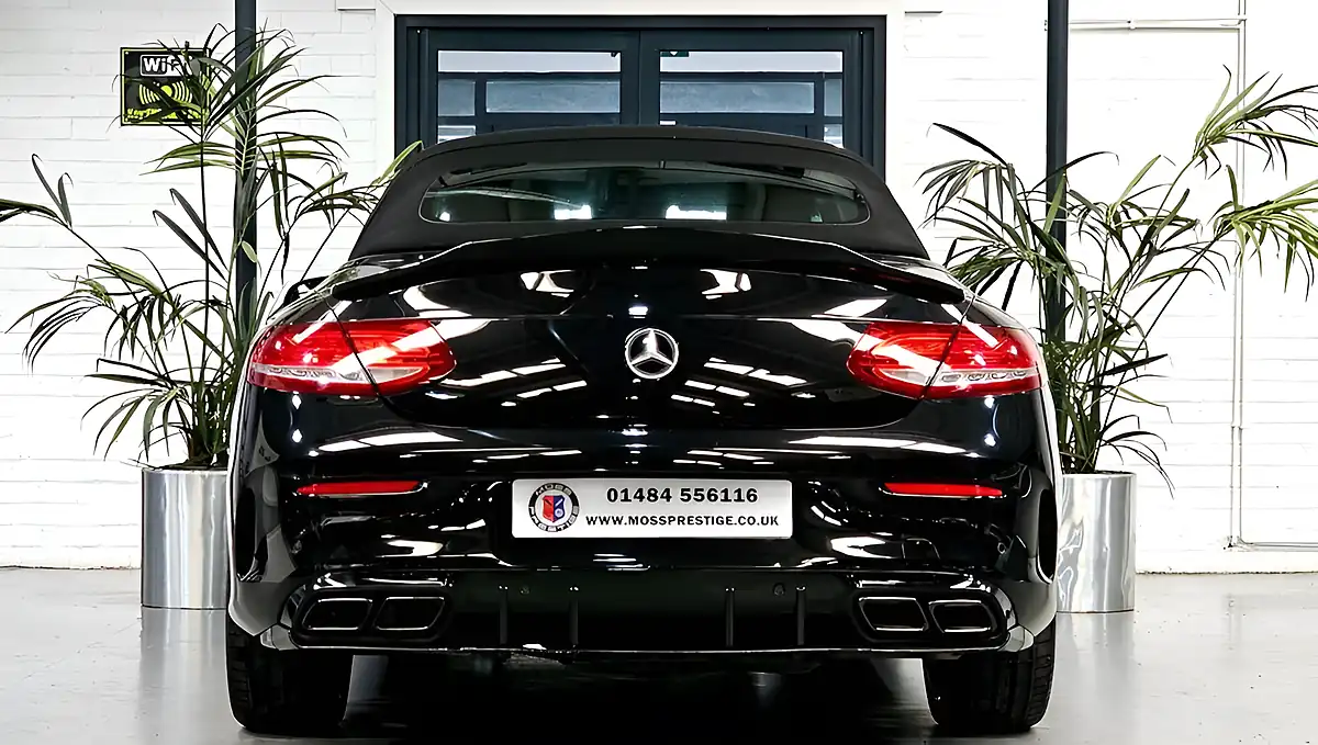 Used 2017 Mercedes-Benz C Class AMG Line Cabriolet Black - Interior and Exterior details 7