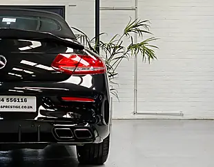 Used 2017 Mercedes-Benz C Class AMG Line Cabriolet Black - Interior and Exterior details 9