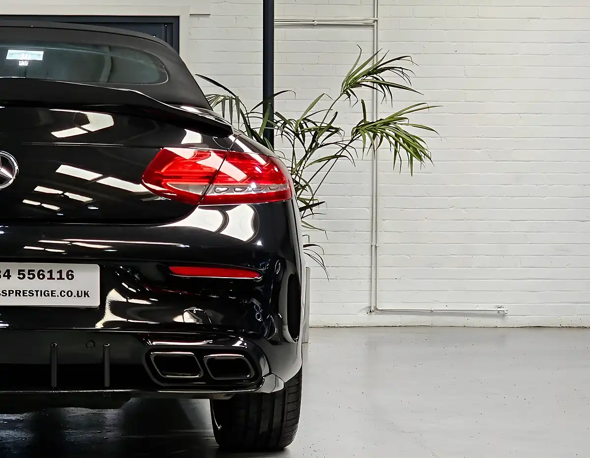 Used 2017 Mercedes-Benz C Class AMG Line Cabriolet Black - Interior and Exterior details 9