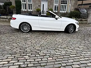 Used 2017 Mercedes-Benz C Class AMG Line Cabriolet Polar White - Interior and Exterior details 12