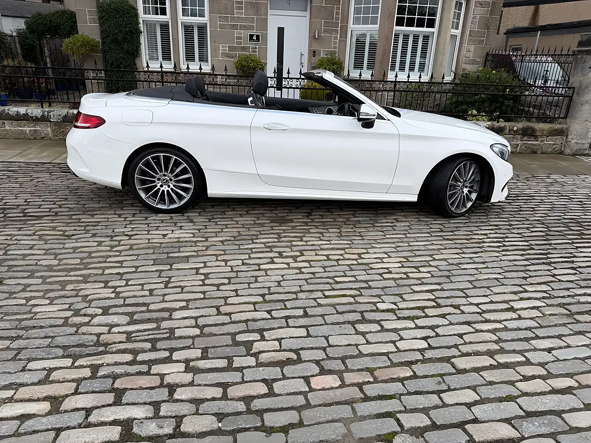 Used 2017 Mercedes-Benz C Class AMG Line Cabriolet Polar White - Interior and Exterior details 12