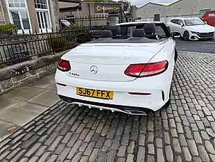 Used 2017 Mercedes-Benz C Class AMG Line Cabriolet Polar White - Interior and Exterior details 13