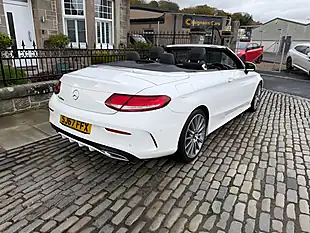 Used 2017 Mercedes-Benz C Class AMG Line Cabriolet Polar White - Interior and Exterior details 15