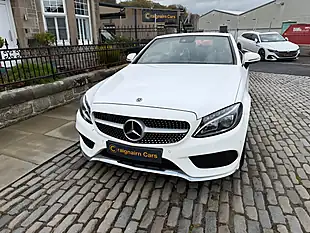 Used 2017 Mercedes-Benz C Class AMG Line Cabriolet Polar White - Interior and Exterior details 17