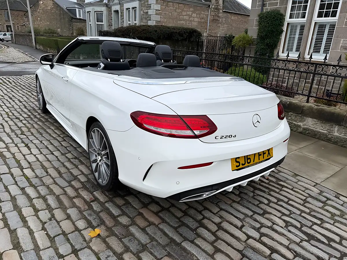 Used 2017 Mercedes-Benz C Class AMG Line Cabriolet Polar White - Interior and Exterior details 18