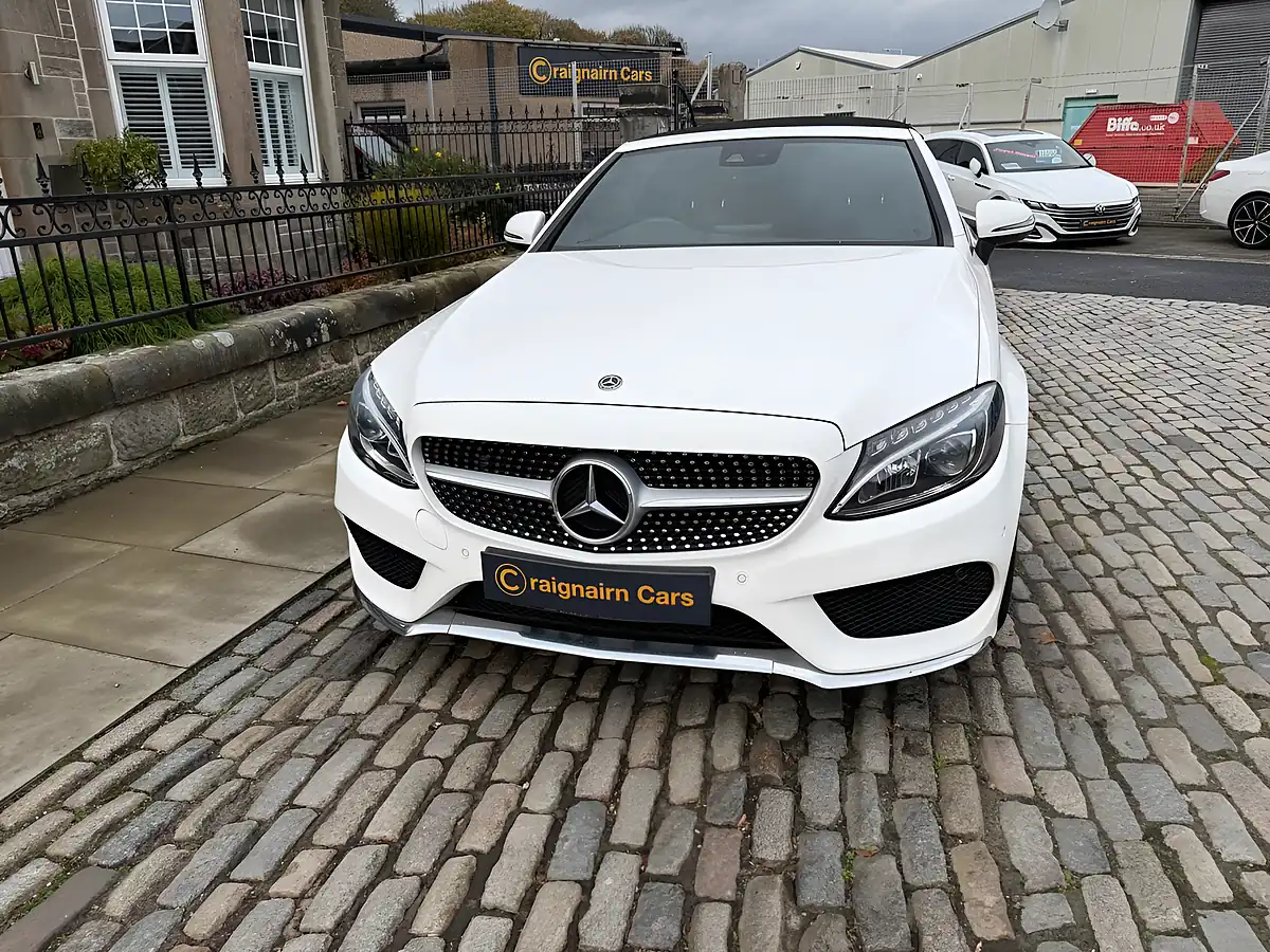 Used 2017 Mercedes-Benz C Class AMG Line Cabriolet Polar White - Interior and Exterior details 20