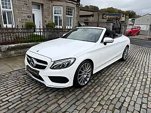 Used 2017 Mercedes-Benz C Class AMG Line Cabriolet Polar White - Interior and Exterior details 3