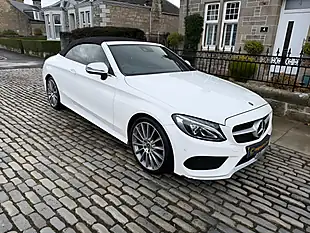 Used 2017 Mercedes-Benz C Class AMG Line Cabriolet Polar White - Interior and Exterior details 4