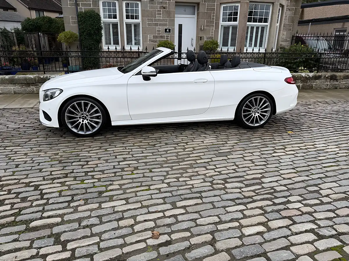 Used 2017 Mercedes-Benz C Class AMG Line Cabriolet Polar White - Interior and Exterior details 5