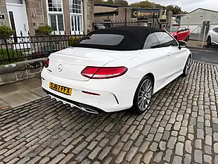 Used 2017 Mercedes-Benz C Class AMG Line Cabriolet Polar White - Interior and Exterior details 6