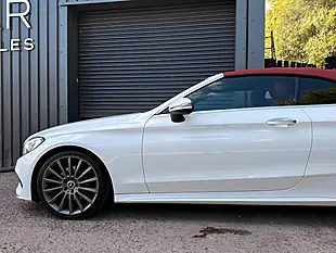 Used 2017 Mercedes-Benz C Class AMG Line Cabriolet White - Interior and Exterior details 10