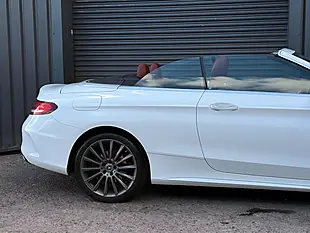 Used 2017 Mercedes-Benz C Class AMG Line Cabriolet White - Interior and Exterior details 11