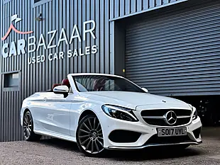 Used 2017 Mercedes-Benz C Class AMG Line Cabriolet White - Interior and Exterior details 2