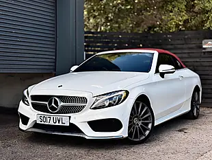Used 2017 Mercedes-Benz C Class AMG Line Cabriolet White - Interior and Exterior details 20