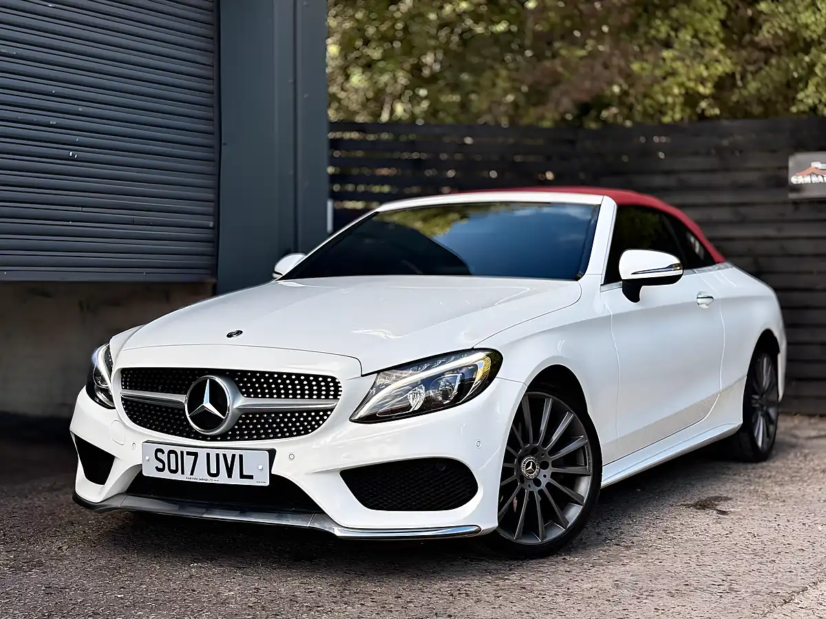 Used 2017 Mercedes-Benz C Class AMG Line Cabriolet White - Interior and Exterior details 20