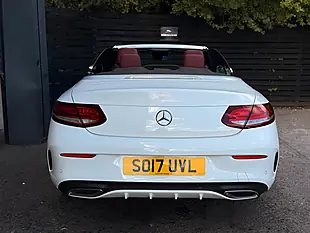 Used 2017 Mercedes-Benz C Class AMG Line Cabriolet White - Interior and Exterior details 4