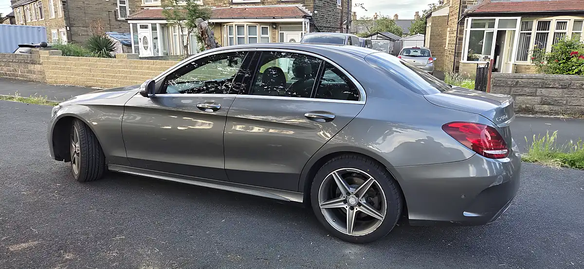 Used 2017 Mercedes-Benz C Class AMG Line Grey - Interior and Exterior details 10
