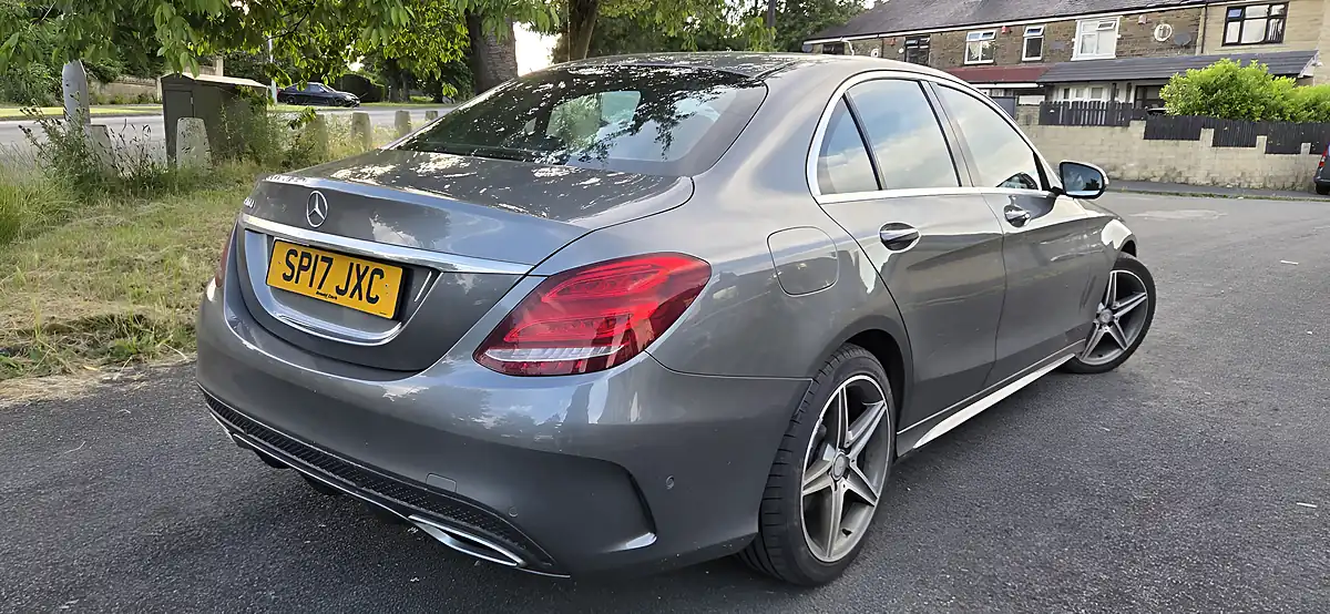 Used 2017 Mercedes-Benz C Class AMG Line Grey - Interior and Exterior details 12