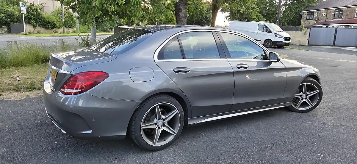 Used 2017 Mercedes-Benz C Class AMG Line Grey - Interior and Exterior details 13