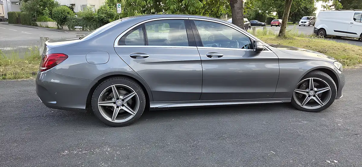 Used 2017 Mercedes-Benz C Class AMG Line Grey - Interior and Exterior details 14