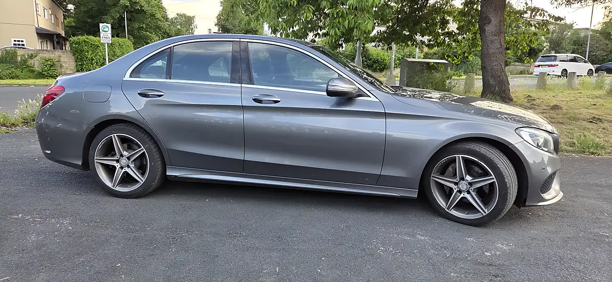 Used 2017 Mercedes-Benz C Class AMG Line Grey - Interior and Exterior details 15
