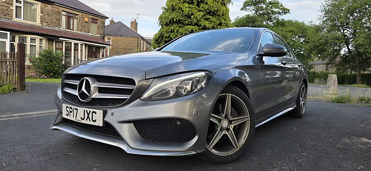 Used 2017 Mercedes-Benz C Class AMG Line Grey - Interior and Exterior details 17