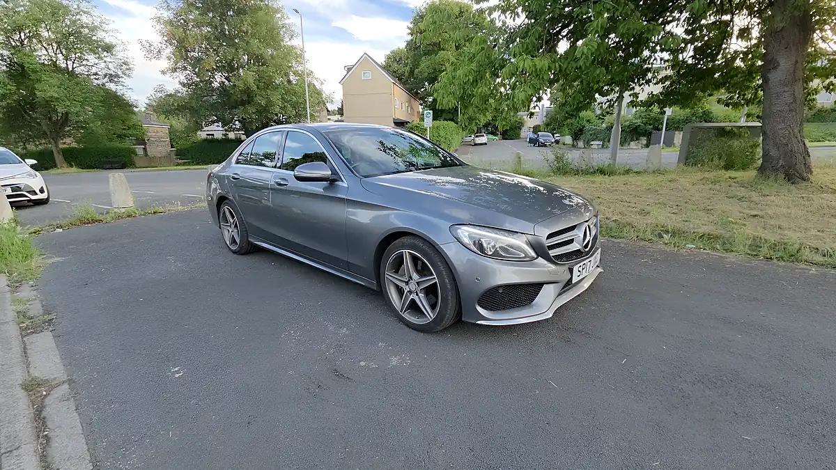 Used 2017 Mercedes-Benz C Class AMG Line Grey - Interior and Exterior details 18