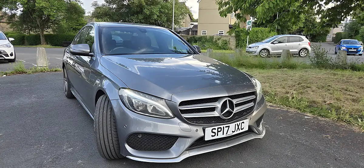 Used 2017 Mercedes-Benz C Class AMG Line Grey - Interior and Exterior details 3