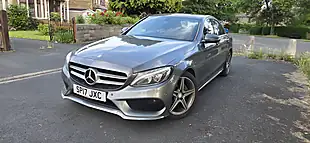 Used 2017 Mercedes-Benz C Class AMG Line Grey - Interior and Exterior details 5