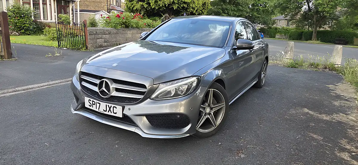Used 2017 Mercedes-Benz C Class AMG Line Grey - Interior and Exterior details 5