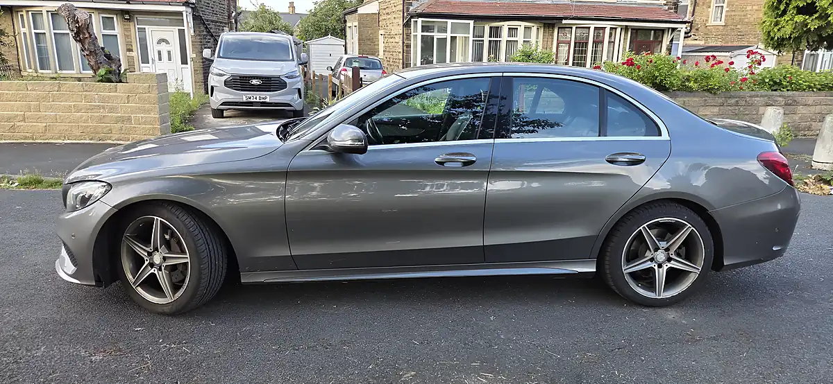Used 2017 Mercedes-Benz C Class AMG Line Grey - Interior and Exterior details 7