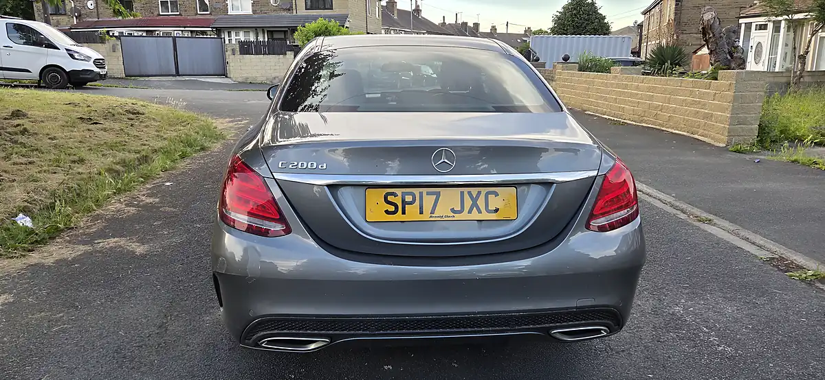 Used 2017 Mercedes-Benz C Class AMG Line Grey - Interior and Exterior details 8