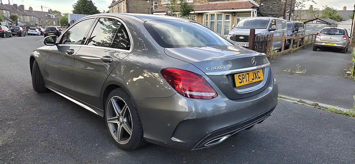 Used 2017 Mercedes-Benz C Class AMG Line Grey - Interior and Exterior details 9