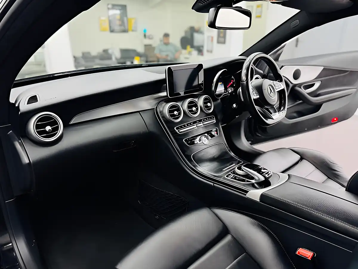 Used 2017 Mercedes-Benz C Class AMG Line Obsidian Black - Interior and Exterior details 12