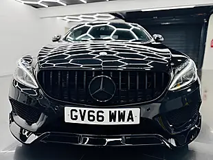 Used 2017 Mercedes-Benz C Class AMG Line Obsidian Black - Interior and Exterior details 2