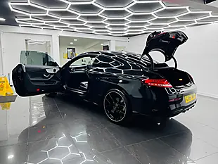 Used 2017 Mercedes-Benz C Class AMG Line Obsidian Black - Interior and Exterior details 4