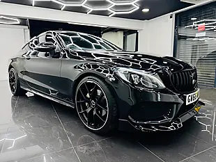 Used 2017 Mercedes-Benz C Class AMG Line Obsidian Black - Interior and Exterior details 6