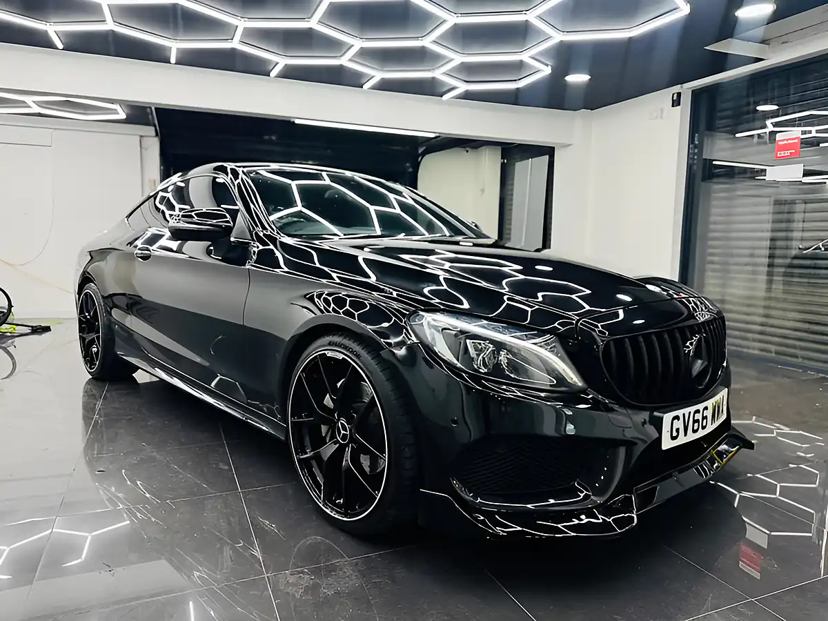 Used 2017 Mercedes-Benz C Class AMG Line Obsidian Black - Interior and Exterior details 7