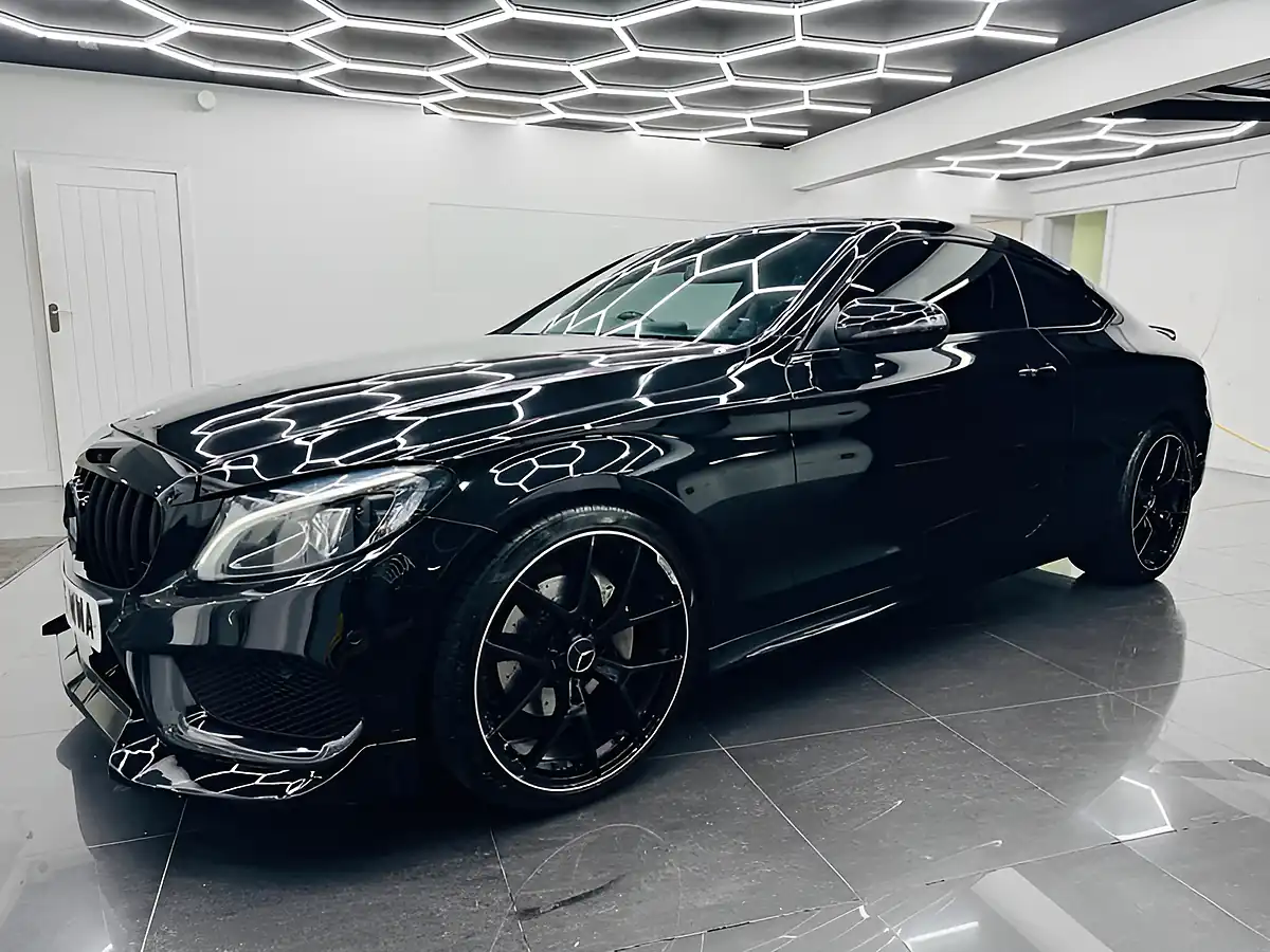Used 2017 Mercedes-Benz C Class AMG Line Obsidian Black - Interior and Exterior details 9