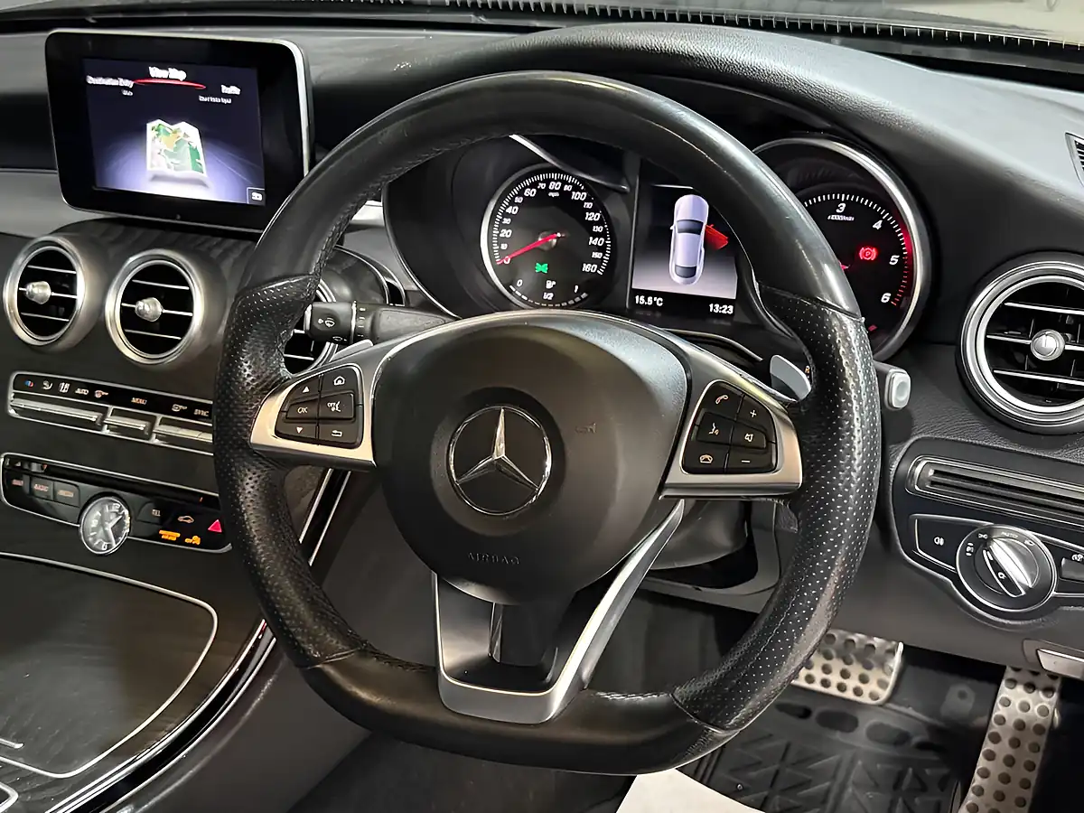 Used 2017 Mercedes-Benz C Class AMG Line (premium) Black - Interior and Exterior details 9
