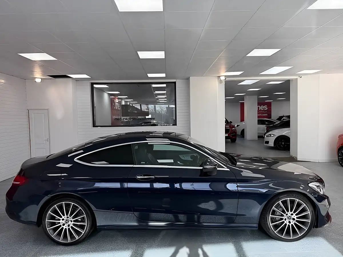 Used 2017 Mercedes-Benz C Class AMG Line (premium) Blue - Interior and Exterior details 2