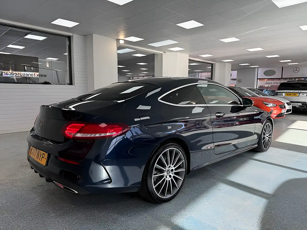 Used 2017 Mercedes-Benz C Class AMG Line (premium) Blue - Interior and Exterior details 3