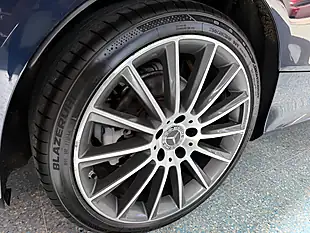 Used 2017 Mercedes-Benz C Class AMG Line (premium) Blue - Interior and Exterior details 5
