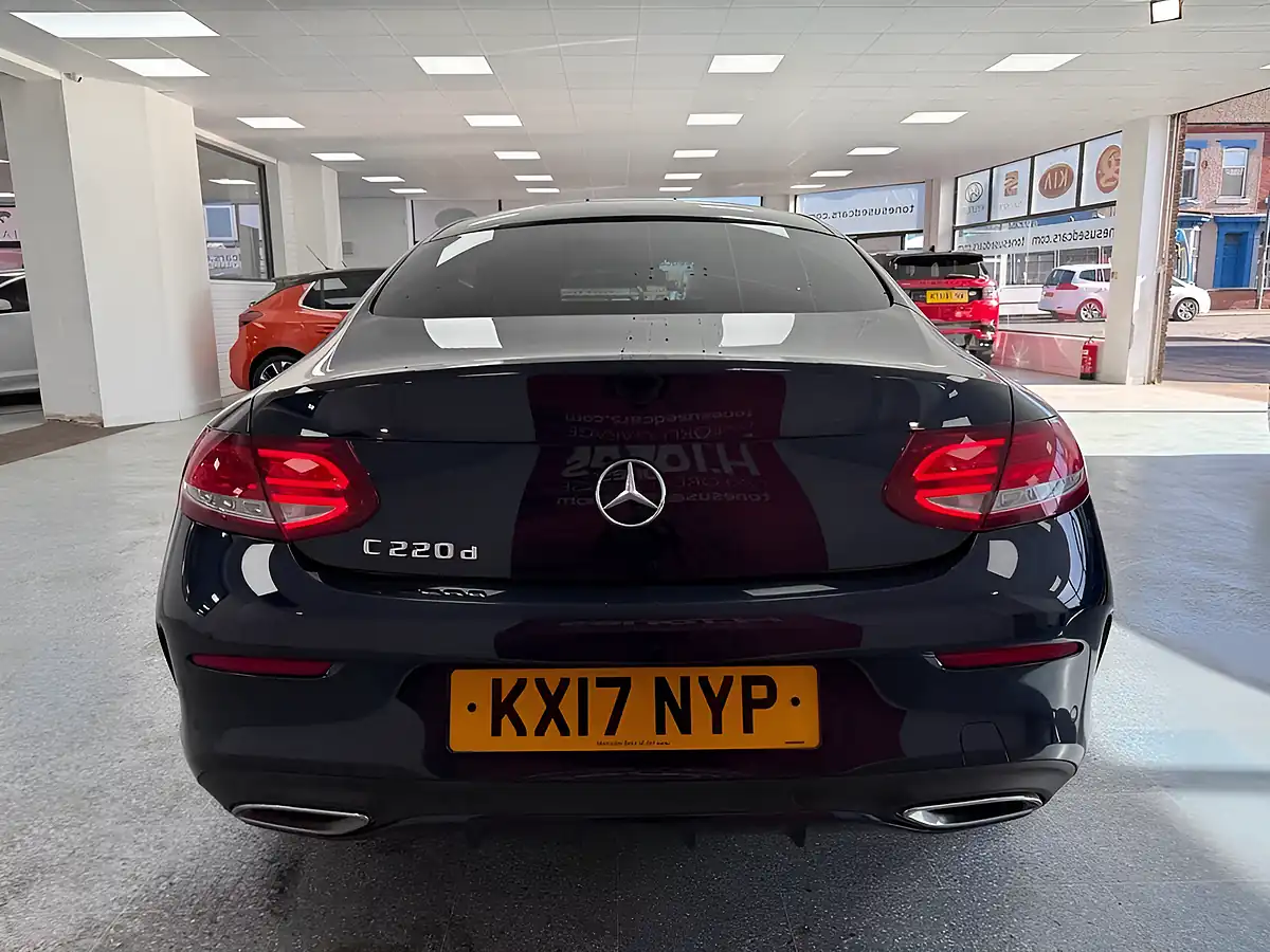 Used 2017 Mercedes-Benz C Class AMG Line (premium) Blue - Interior and Exterior details 8